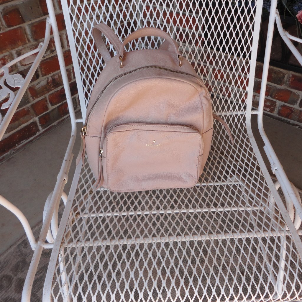 Kate Spade Women's Pink Leather Small Backpack